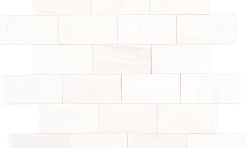 White Rectangle Honed